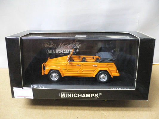 MINICHAMPS 1/43 VW 181 Kuebelwagen 1969-79 ORANGE
