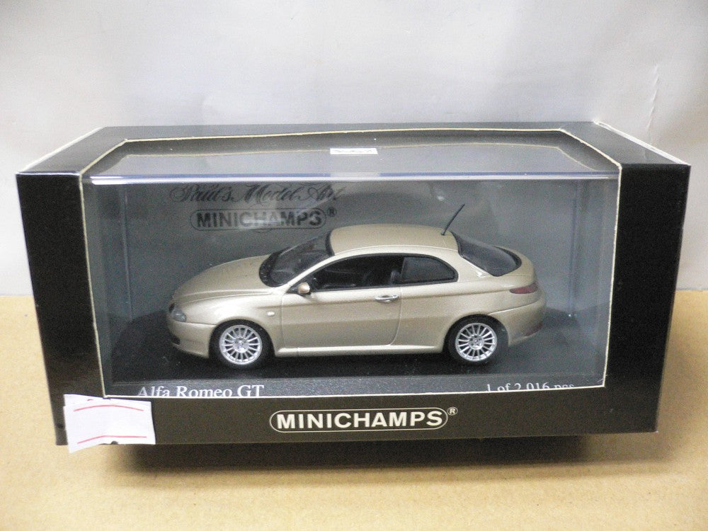 MINICHAMPS 1/43 ALFA ROMEO GT 2003 CHAMPAGNE METALLIC