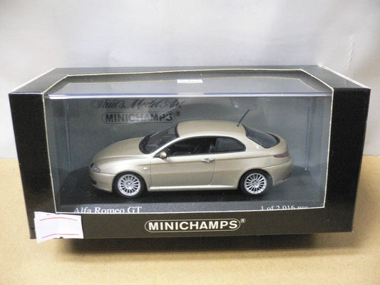 MINICHAMPS 1/43 ALFA ROMEO GT 2003 CHAMPAGNE METALLIC