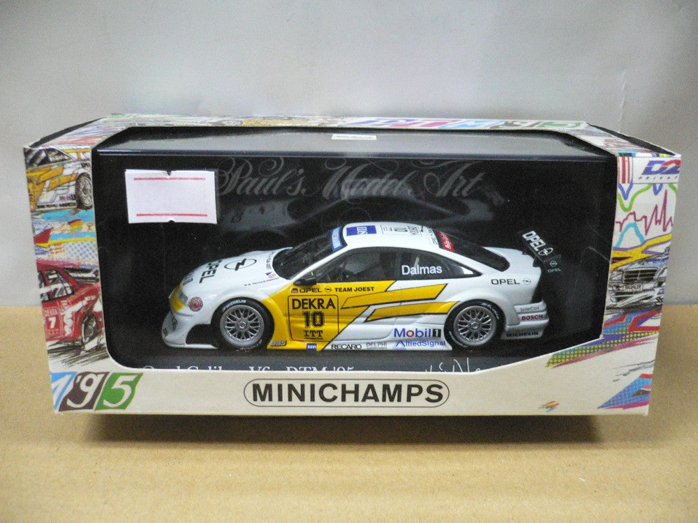 MINICHAMPS 1/43 OPEL CALIBRA V6 4X4 DTM 1995 TEAM JOEST Y.DALMAS #10