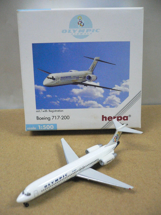 HERPA WINGS 1/500 OLYMPIC AIRWAYS BOEING 717-200 SX-BOA