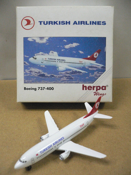 HERPA WINGS 1/500 TURKISH AIRLINES BOEING 737-400 THY
