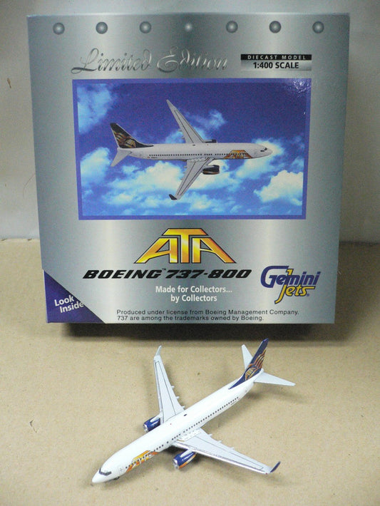 GEMINI JETS 1/400 ATA BOEING 737-800 N301TZ