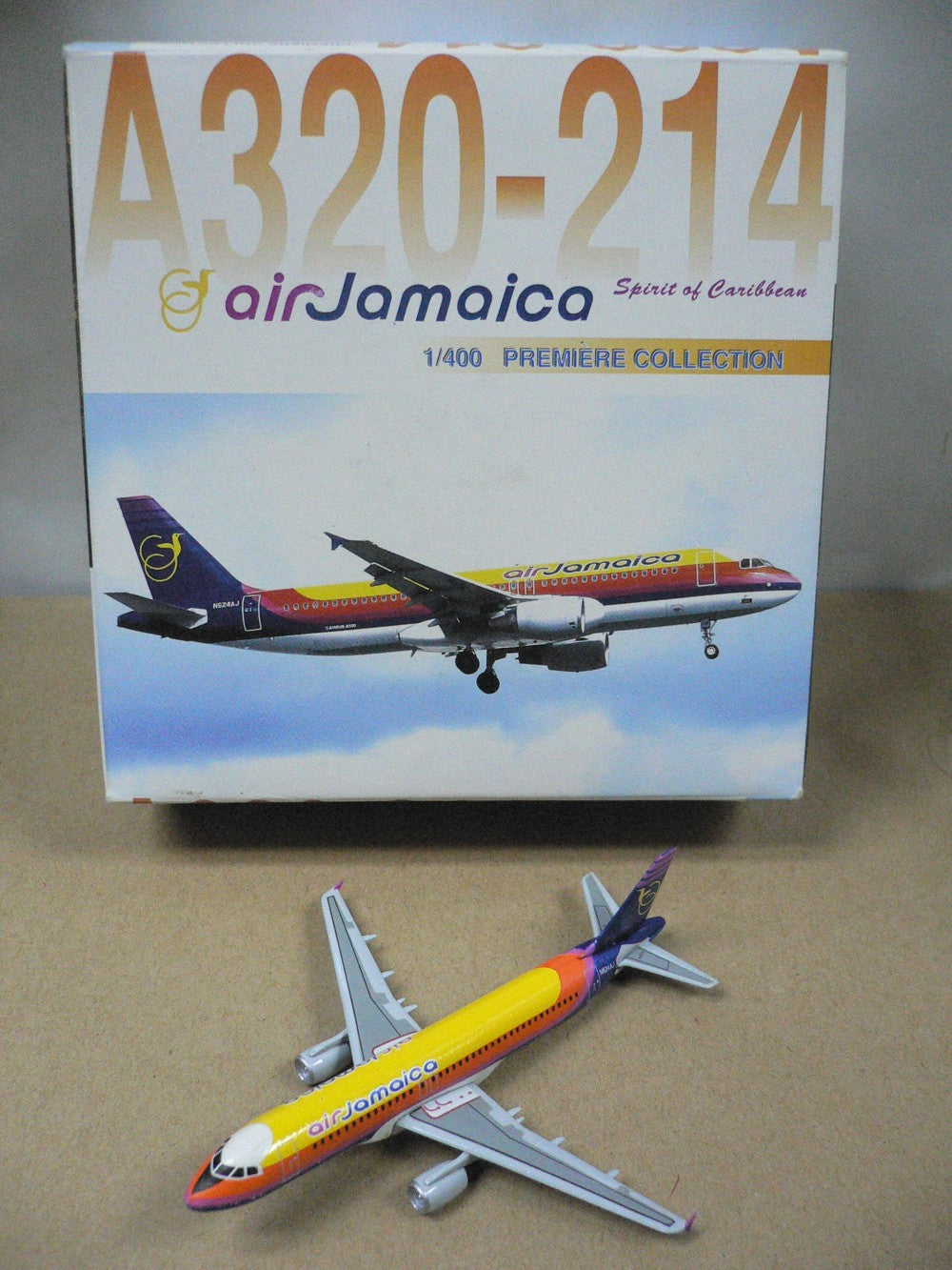 DRAGON WINGS 1/400 AIR JAMAICA AIRBUS A320-214 N624AJ