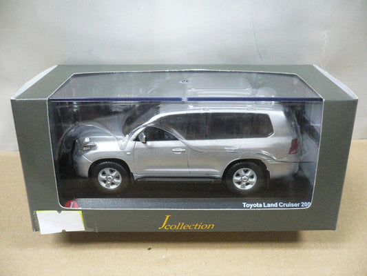 KYOSHO JCOLLECTION 1/43 TOYOTA LAND CRUISER 200 SILVER METALLIC