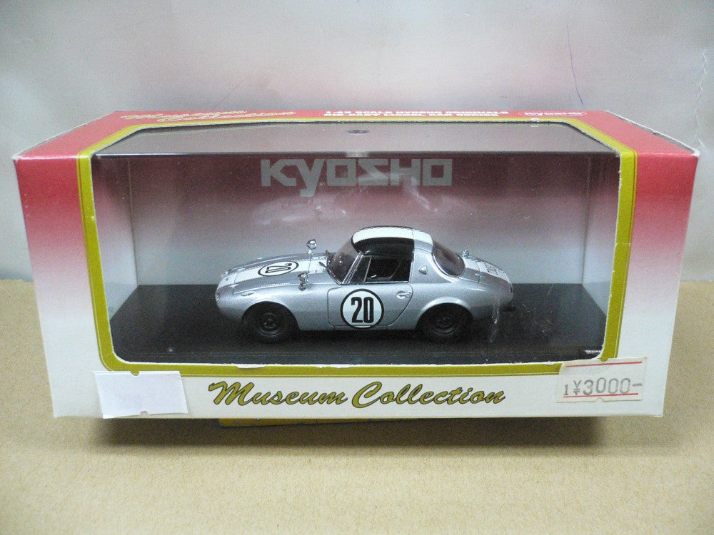 KYOSHO 1/43 TOYOTA SPORTS S800 '65 SILVER #20