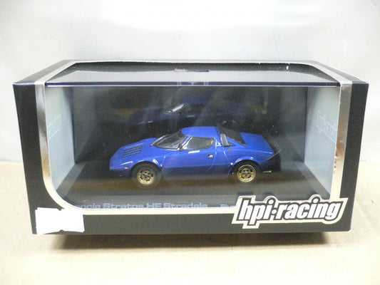 HPI 1/43 LANCIA STRATOS HF STRADALE BLUE