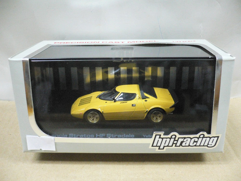 HPI 1/43 LANCIA STRATOS HF STRADALE YELLOW