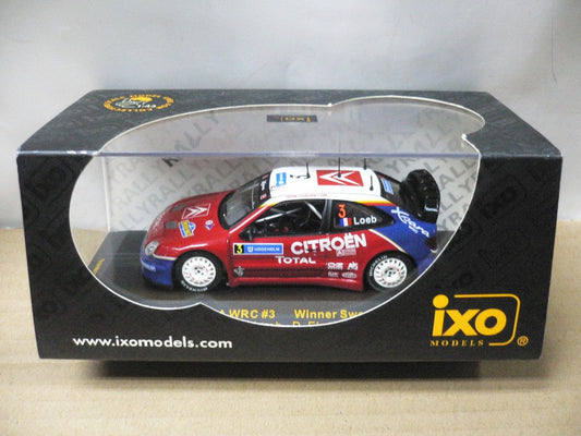 IXO 1/43 CITROEN XSARA WRC WINNER SWEDISH RALLY 2004 S.LOEB D.ELENA #3
