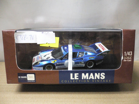 IXO 1/43 LIGIER JS2 Le Mans 1975 H.PESCAROLO F.MIGAULT #6