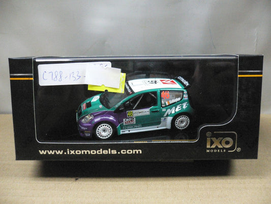IXO 1/43 CITROEN C2 S1600 JORDAN RALLY 2008 S.GALLAGHER P.KIELY #46