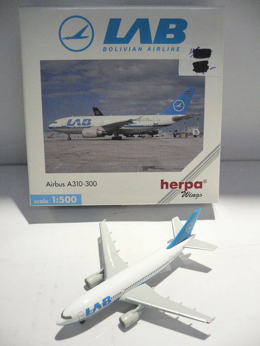 HERPA WINGS 1/500 LAB BOLIVIAN AIRLINES AIRBUS A310-300
