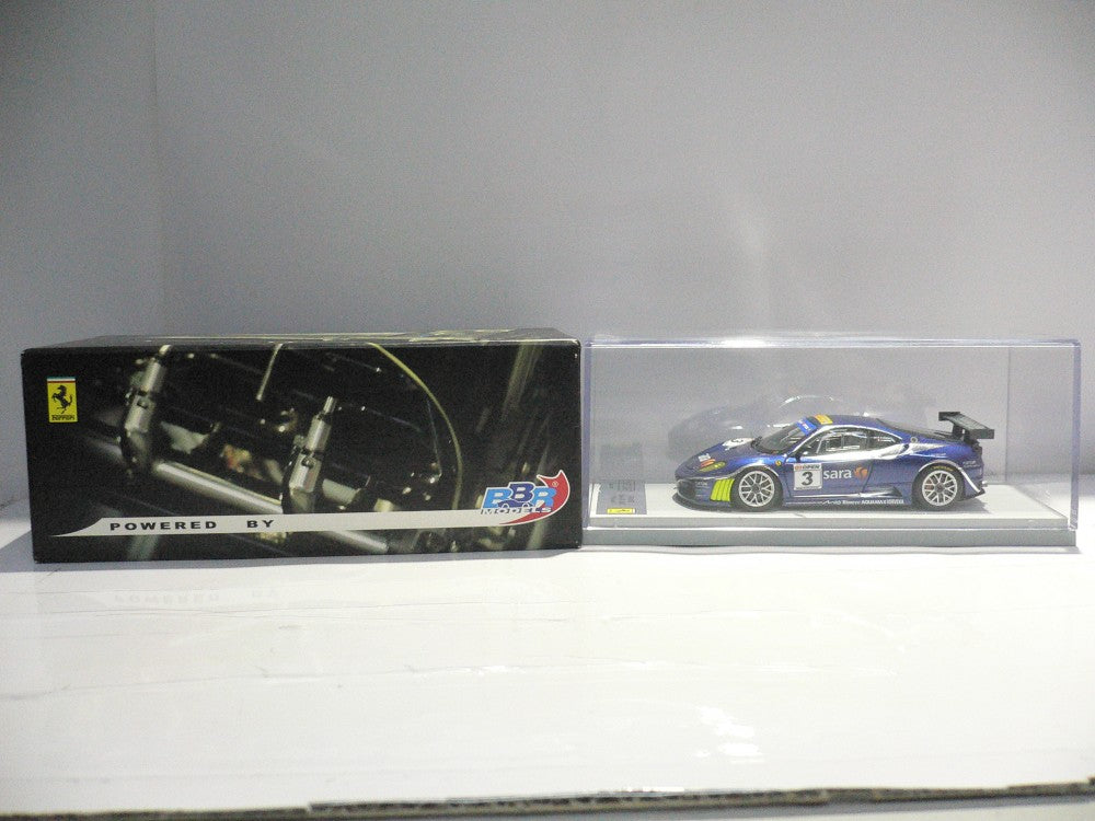 BBR 1/43 FERRARI F430 GT OPEN GT 2007 PLAYTEAM CAR GASOLINE #3