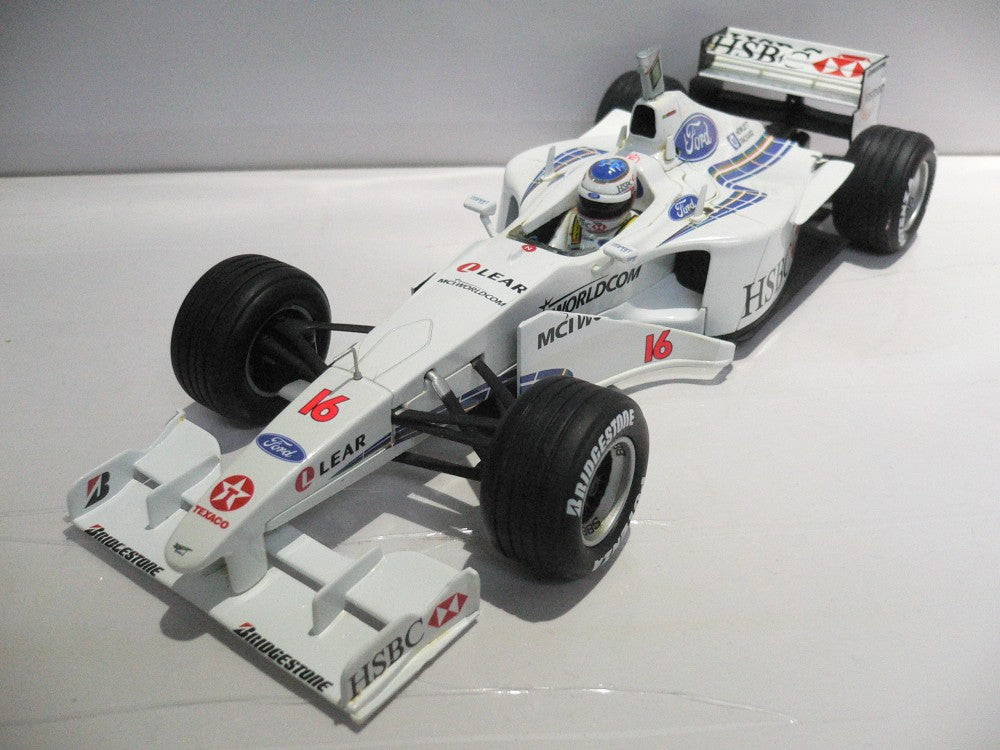 HOTWHEELS 1/18 Ford Stewart SF3 Rubens Barrichello #16
