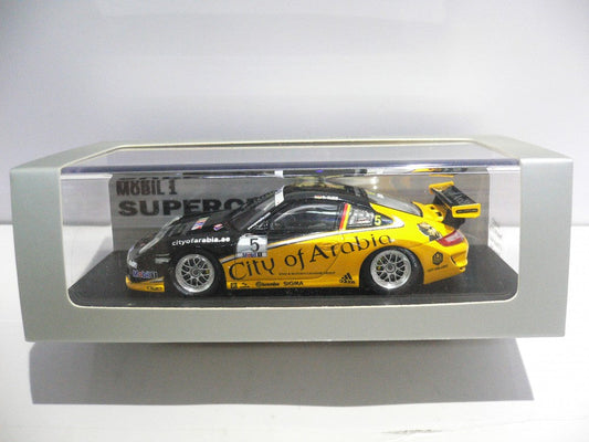 SPARK 1/43 PORSCHE 997 GT3 CUP PORSCHE MOBIL 1 SUPERCUP 2008 #5