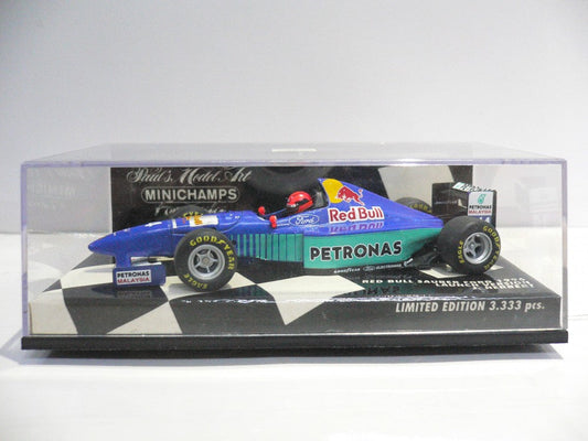MINICHAMPS 1/43 RED BULL SAUBER FORD LAUNCH VERSION 1996 J.HERBERT #14