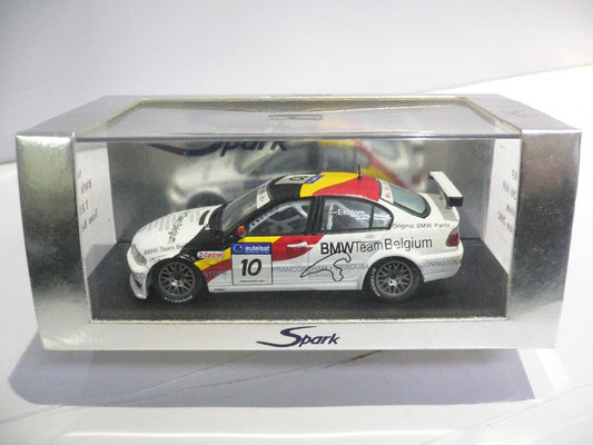 SPARK 1/43 BMW 320i EKBLOM ETCC TEAM BELGUIUM 2002 #10 S0403