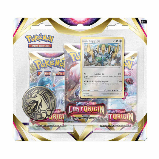 Pokemon TCG US SS11 Lost Origins 3 Blister Pack(Regigigas)