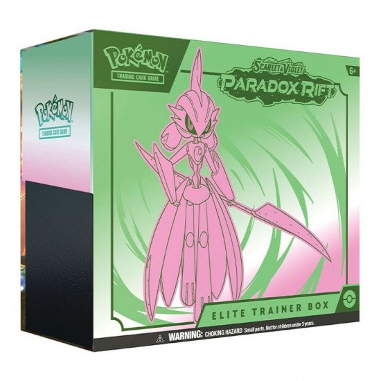"Preorder" Pokemon TCG US Version SV04 SCARLET & VIOLET Paradox Rift Elite Trainer Box