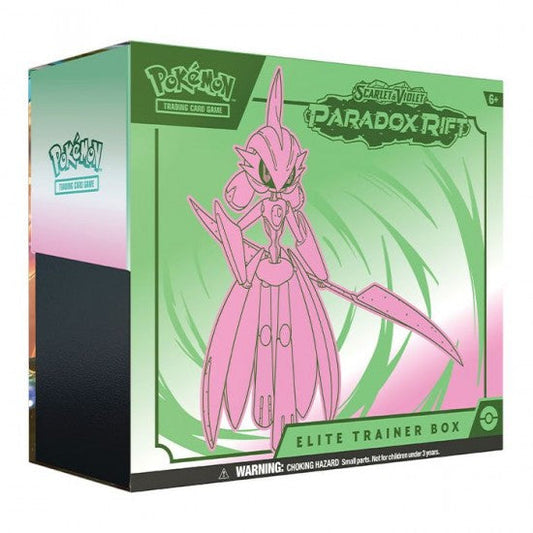 "Preorder" Pokemon TCG US Version SV04 SCARLET & VIOLET Paradox Rift Elite Trainer Box