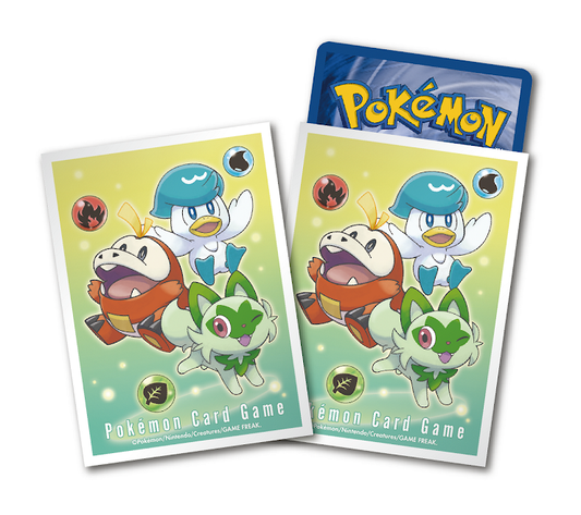 Pokémon Card Set New Leaf Meow & Silly Fire Crocodile & Watery Duck