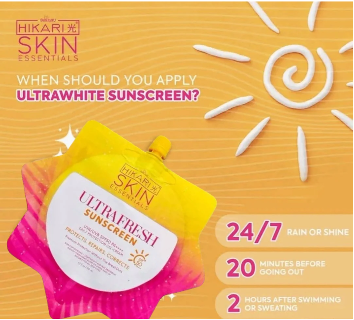 Hikari Ultra Fresh Sunscreen SPF50