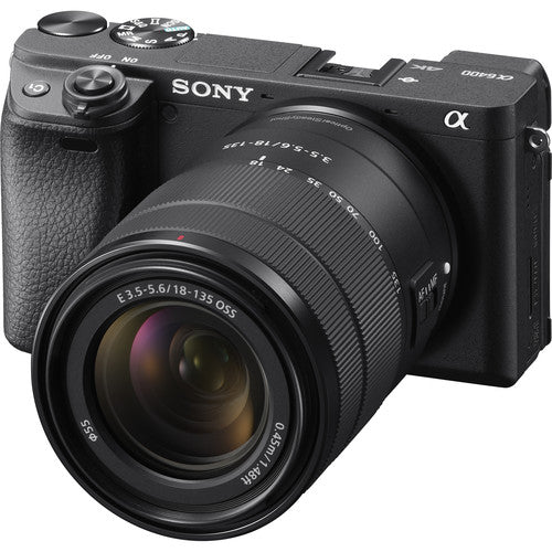 Sony A6400 Camera with 18-135mm Zoom Lens (Black)