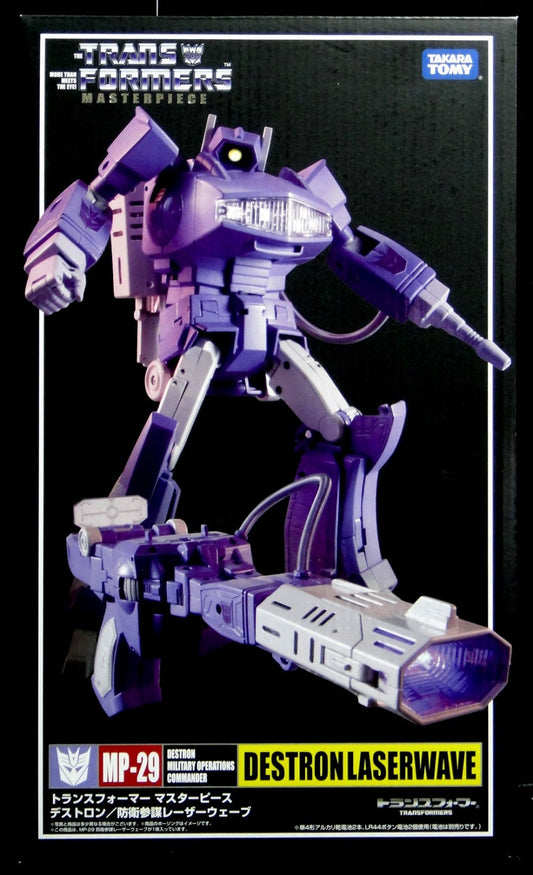 TAKARA TOMY Transformers Decepticons Defense Staff Shockwave TRANSFORMERS MASTERPIECE MP-29 LASERWAVE SHOCKWAVE 85488