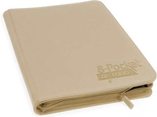 Ultimate Guard Binder 8-Pocket QuadRow Zipfolio XenoSkin - Sand -