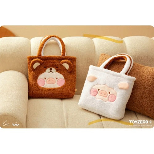LuLu the Piggy Costume Series - Fluffy Reversable Bag