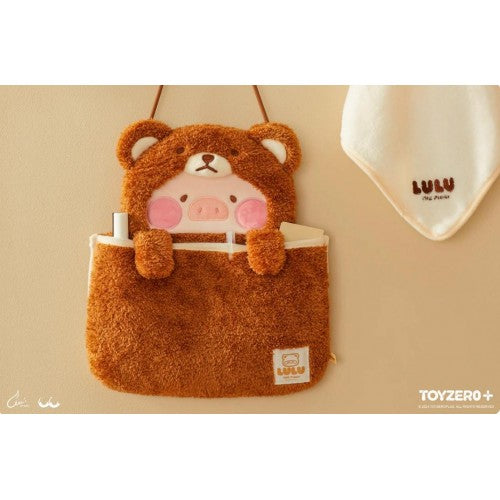 LULU THE PIGGY COSTUME SERIES - FLUFFY WALL BAG (BEAR)