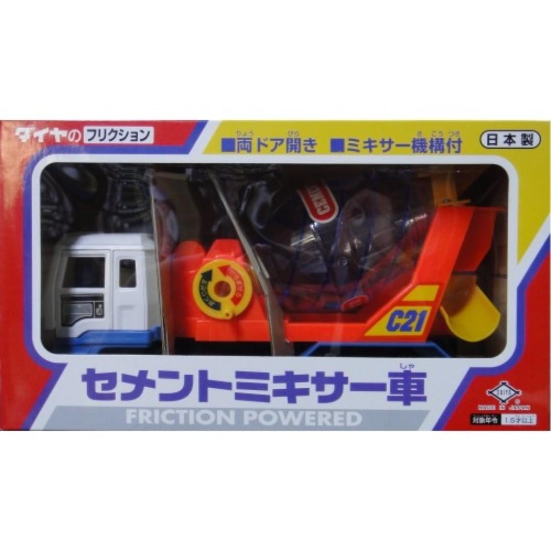 DAIYA 10017 FRICTION POWERED CONCRETE MIXER TRUCK