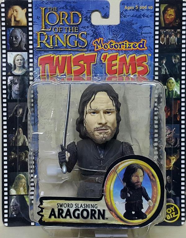 TOY BIZ 81426 THE LORD OF THE RINGS MOTORIZED TWIST 'EMS SWORD SLASHING ARAGORN VIGGO MORTENSEN 1138348124 Shop/SA