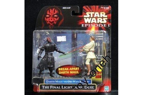 TOMY 60841 STAR WARS DARTH MAUL OBI WAN KENOBI FINAL LIGHTSABER DUEL Japanese version