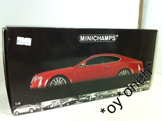MINICHAMPS 1/18 BENTLEY CONTINENTAL GT 2008