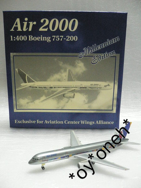 GEMINI JETS 1/400 AIR 2000 BOEING 757-200 MILLENNIUM EDITION B-0005