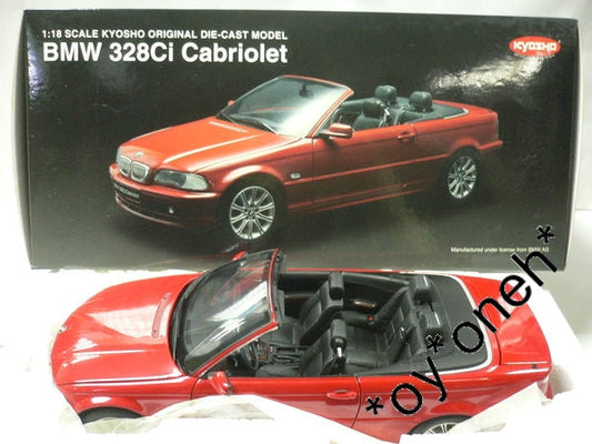 KYOSHO 1/18 BMW 328Ci CABRIOLET RED 08504R