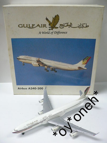 HERPA WINGS 1/500 GULF AIR AIRBUS A340-300