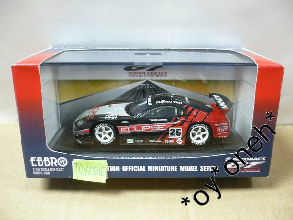 EBBRO 1/43 TOYOTA ECLIPSE ADVAN SUPRA JGTC 2004 BLACK #25