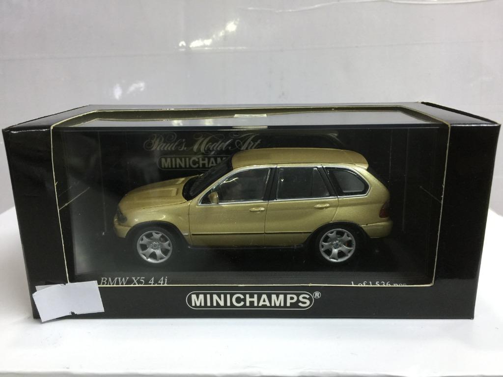 MINICHAMPS 1/43 BMW X5 2000 LIGHT YELLOW