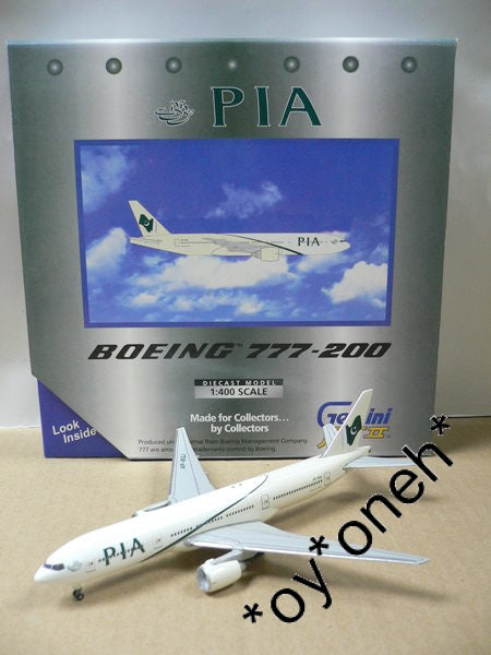 GEMINI JETS II 1/400 PIA Pakistan International Airlines BOEING 777-200 AP-BGJ
