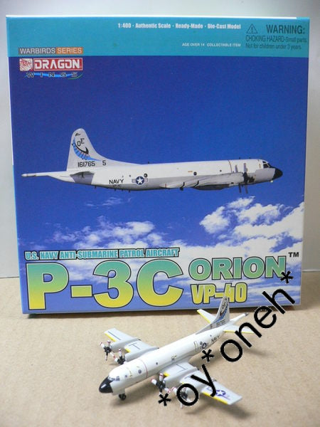 DRAGON WINGS 1/400 US NAVY ANTI-SUBMARINE PATROL AIRCRAFT P-3C ORION VP-40