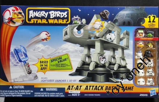 HASBRO ANGRY BIRDS STAR WARS AT-AT ATTACK BATTLE BOARD GAME 81253
