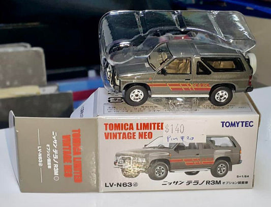 TOMYTEC TOMICA LIMITED VINTAGE NEO LV-N63D NISSAN TERRANO R3M Car 1/64