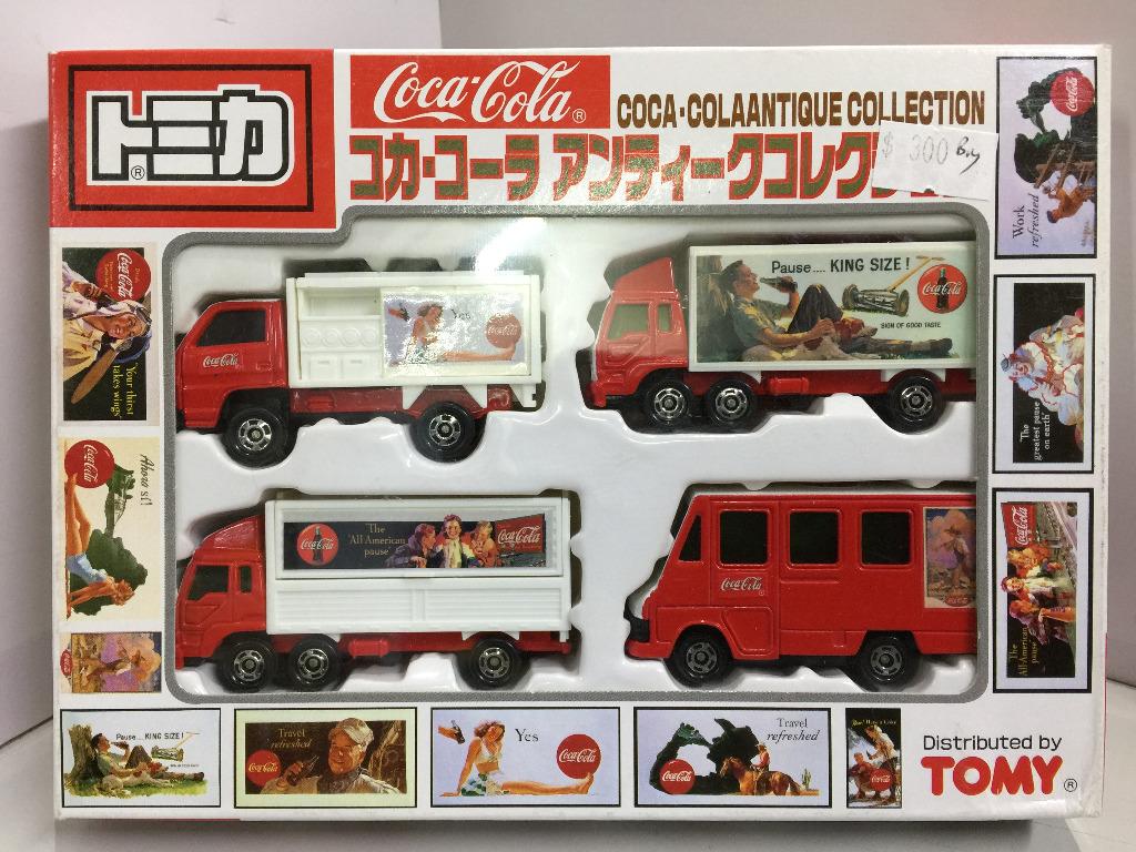 TOMY TOMICA COCA-COLA ANTIQUE COLLECTION Vehicle Set