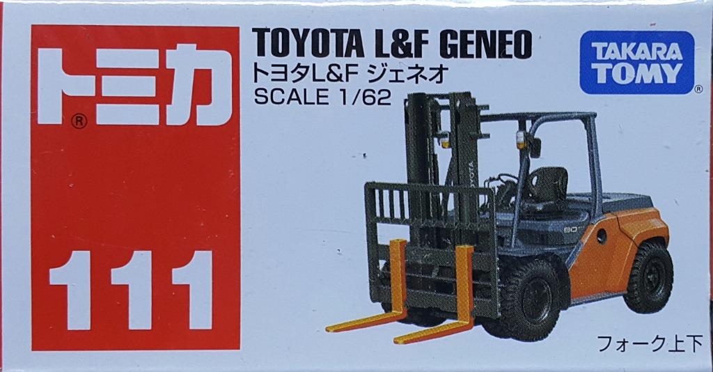 TAKARA TOMY 85991 TOMICA 111 1/62 TOYOTA L&F GENEO