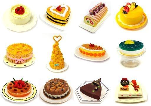RE-MENT 50019 PETIT SAMPLE SERIES CAKE ON PARADE BASIC TYPE SET L