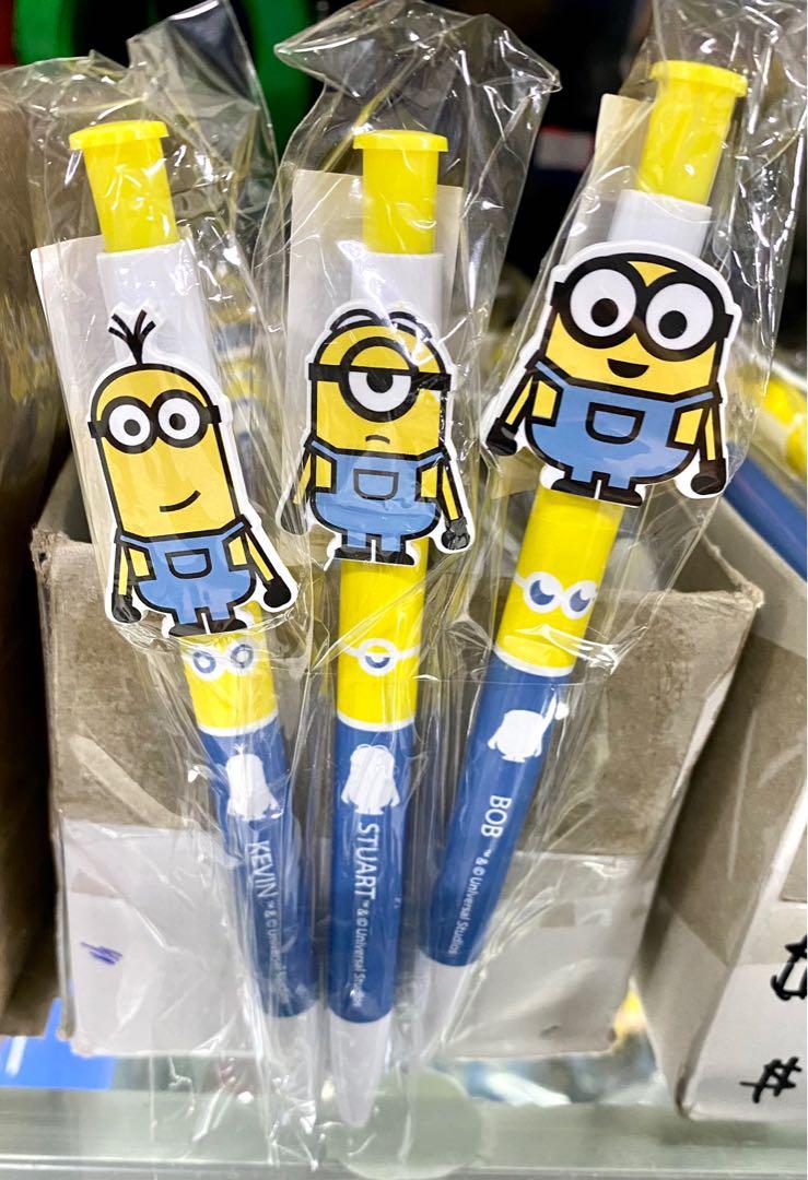 MINIONS BALL PEN SET OF 3 KEVIN STUART BOB