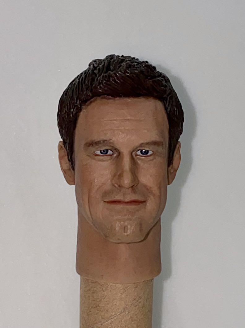 HEADPLAY 1/6 HEAD SCULPT HEAD PLAY HP0076 CUSTOM MADE BATMAN The Dark Knight TWO FACE AARON ECKHART HEAD SCULPT PIU176
