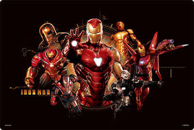 Bushiroad rubber-coated V2 Vol.598 MARVEL "Steel" Part 2 Playmat